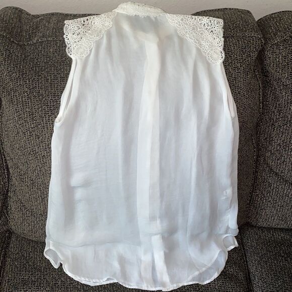 ✨Mango Eyelet Shoulder Sheer Tunic✨ - Picture 5 of 5